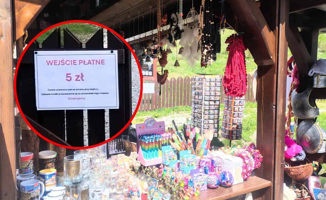 Tak wygląda wejście na stary cmentarz. Proboszcz reaguje na zarzut, iż to "biznes"