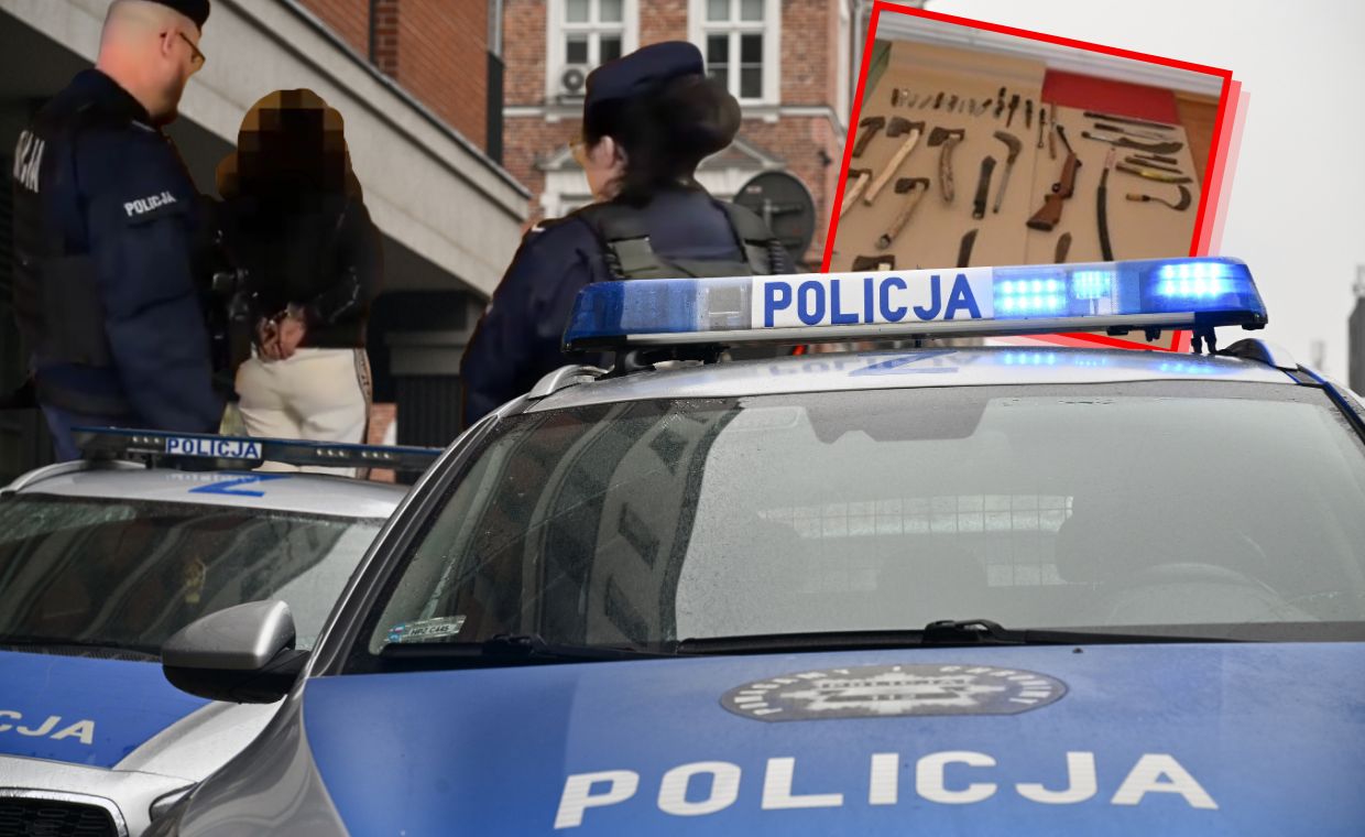Atak nożem w szkole i arsenał 14-latka. Policja podsumowuje kontrole [SKRÓT DNIA]