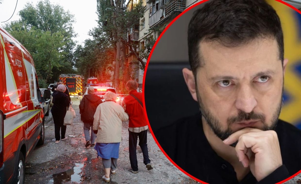 Kijów pod ostrzałem. Zełenski zapowiada odwet