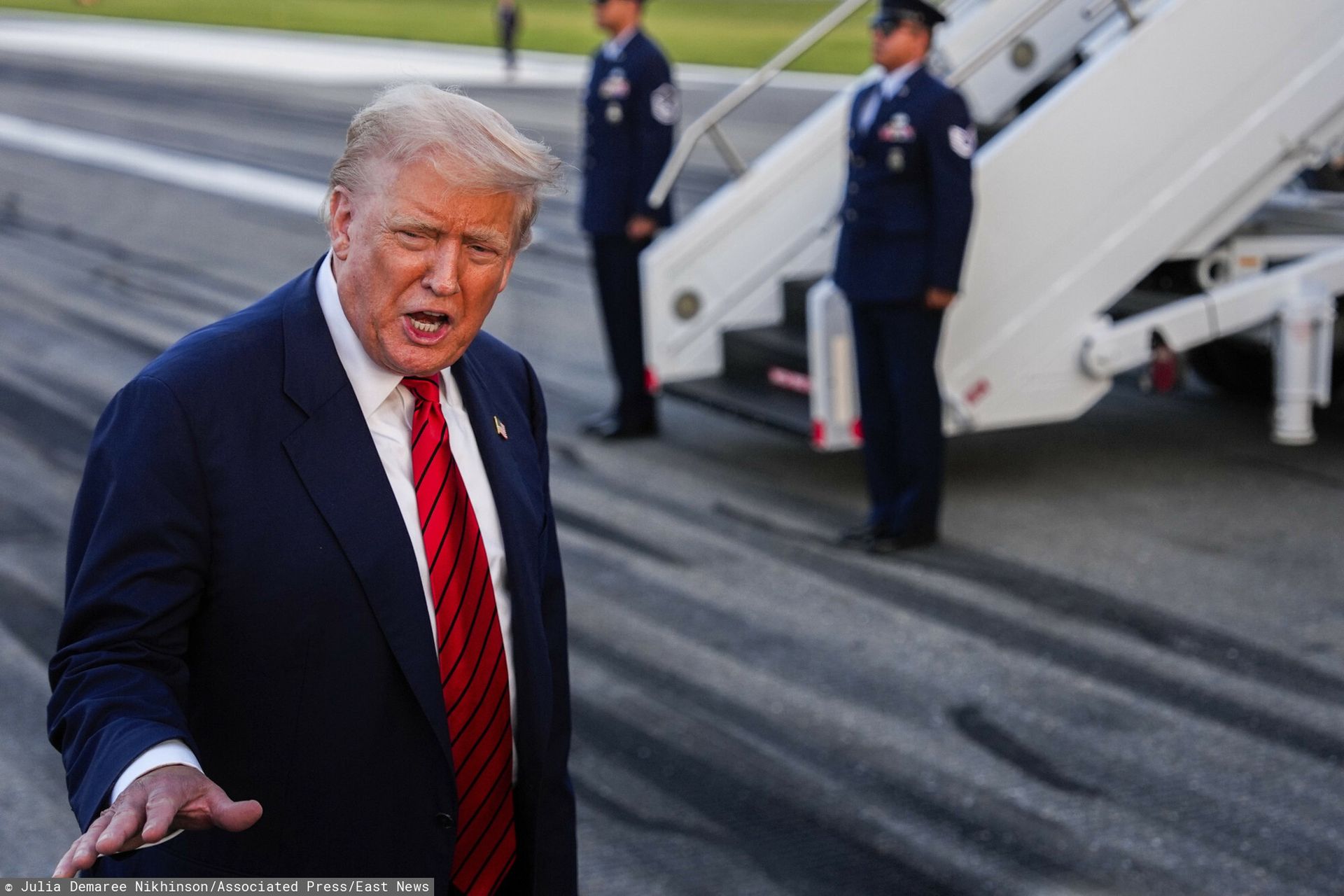 Trump o machinie wojennej. Grozi sojusznikowi Rosji