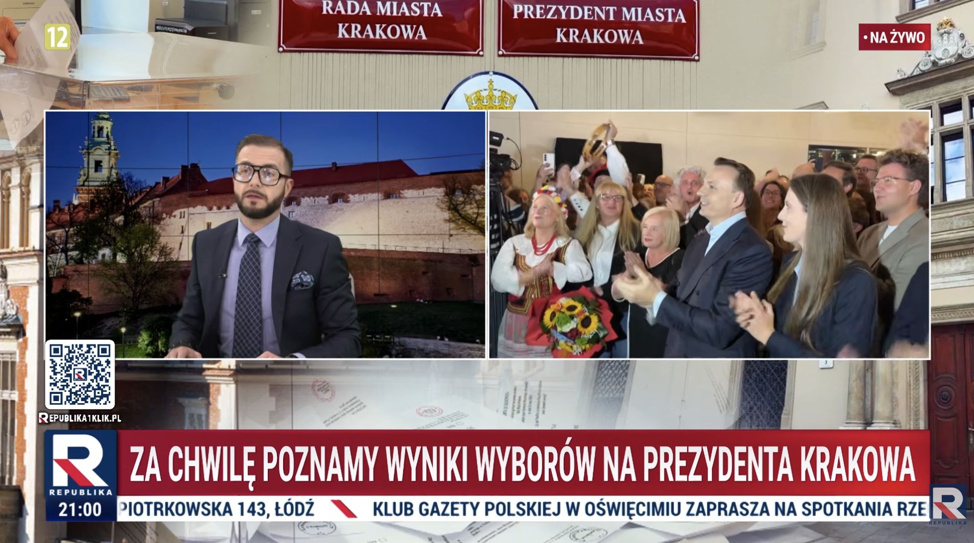 Oglądalność wieczorów wyborczych. Republika i TVN24 mają powody do zadowolenia