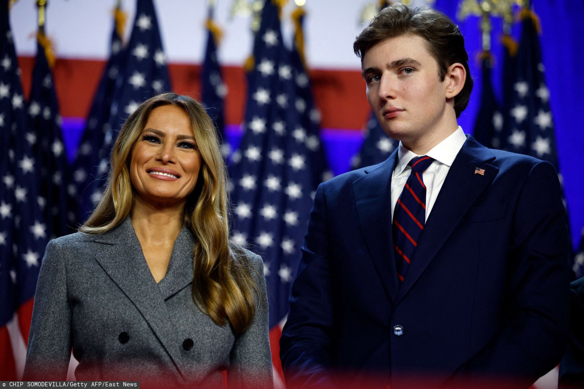 Melania Trump broni syna. W tle plotki o Harvardzie