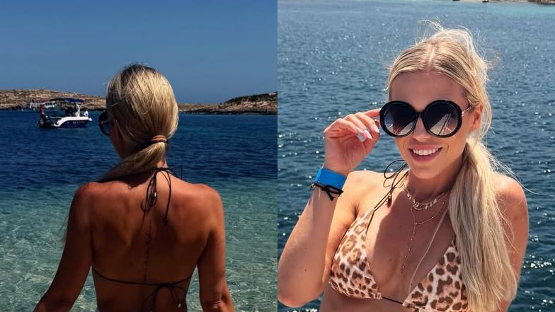 Odziana w bikini była żona Marcina Mroczka relacjonuje podbój Malty. "Majtki od kostiumu pękły w połowie rejsu" (FOTO)