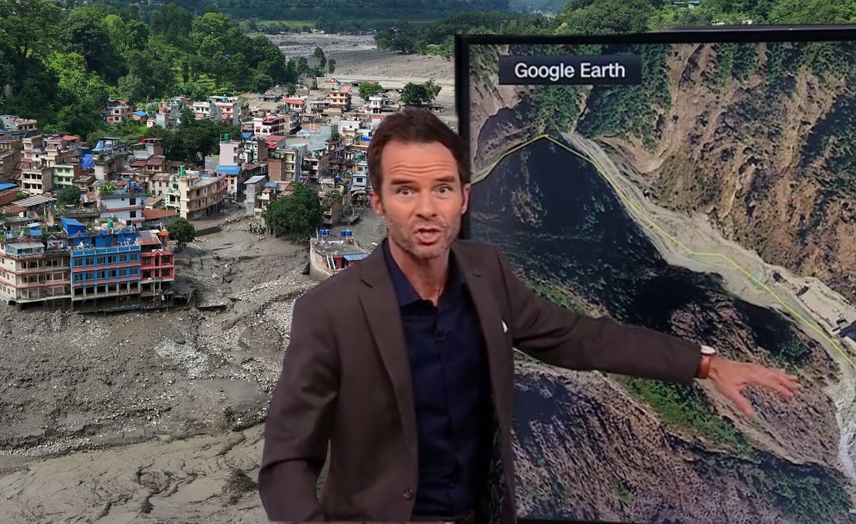 Tragedia w Nepalu. Meteorolog CNN mówi o "śródlądowym tsunami"