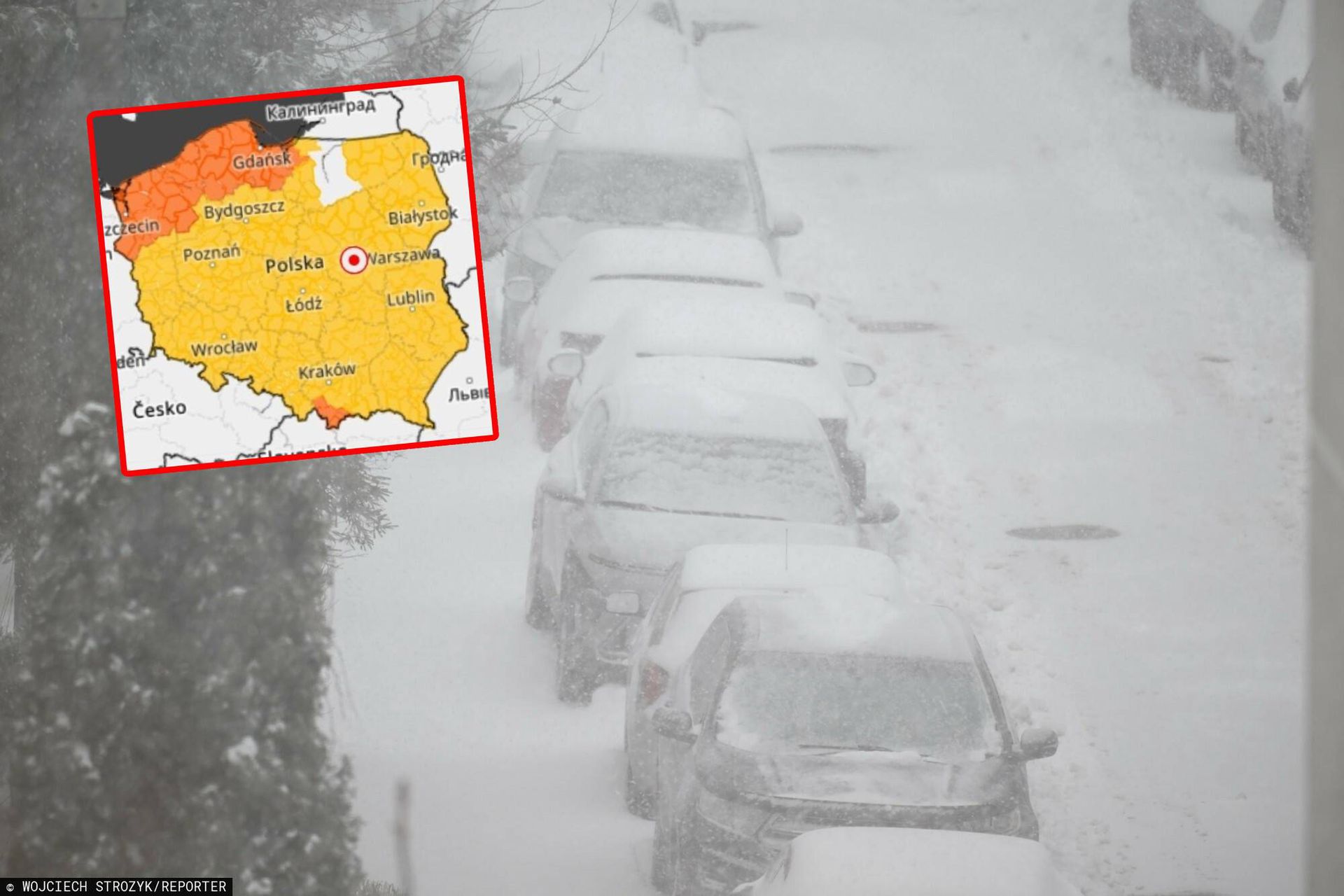 Kulminacja ostrzeżeń. Wielki mróz, śnieg. Takie będą najbliższe dni