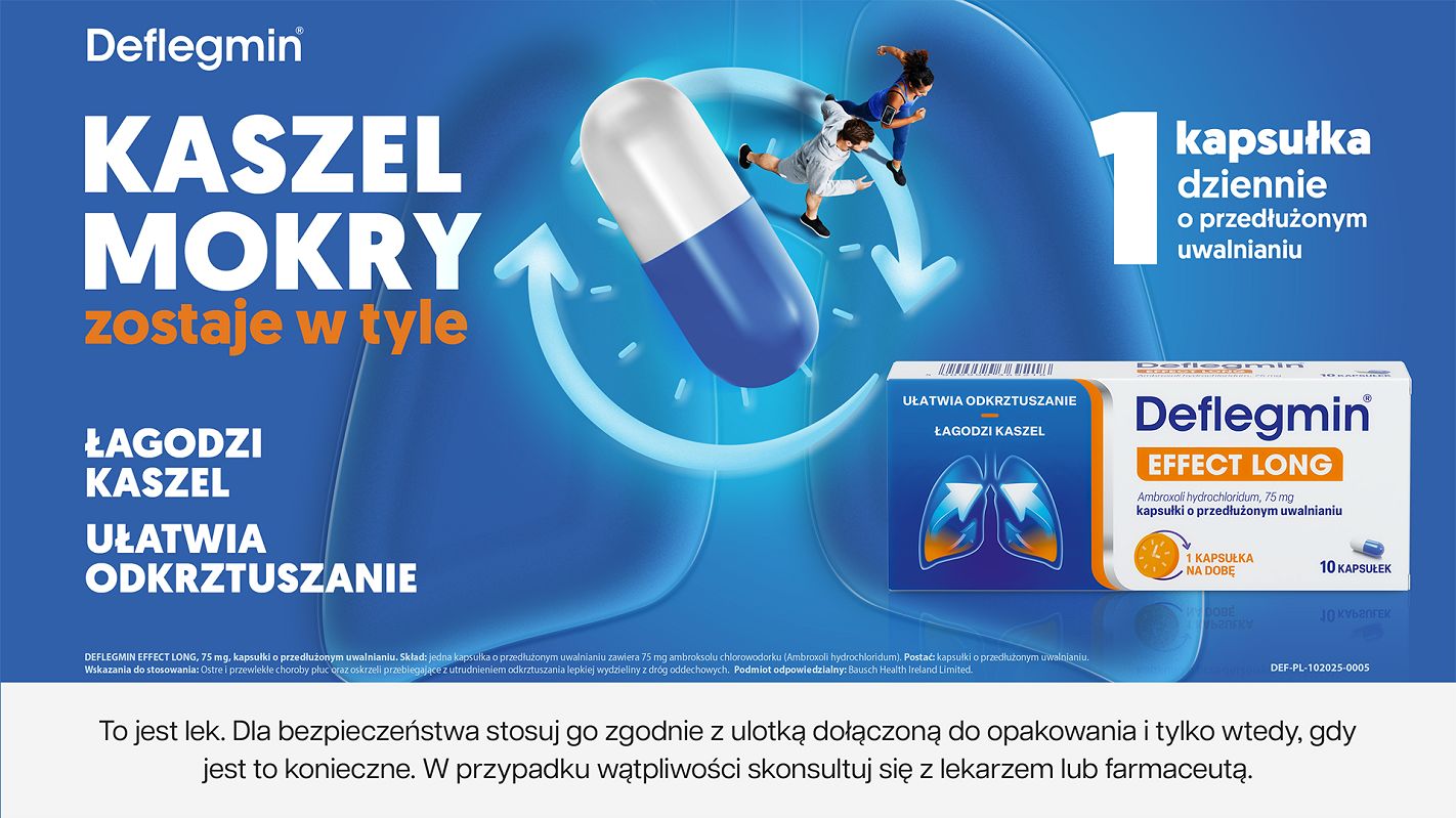 BeDigital przygotowała strategię dla marki Deflegmin. "Kaszel mokry zostaje w tyle"