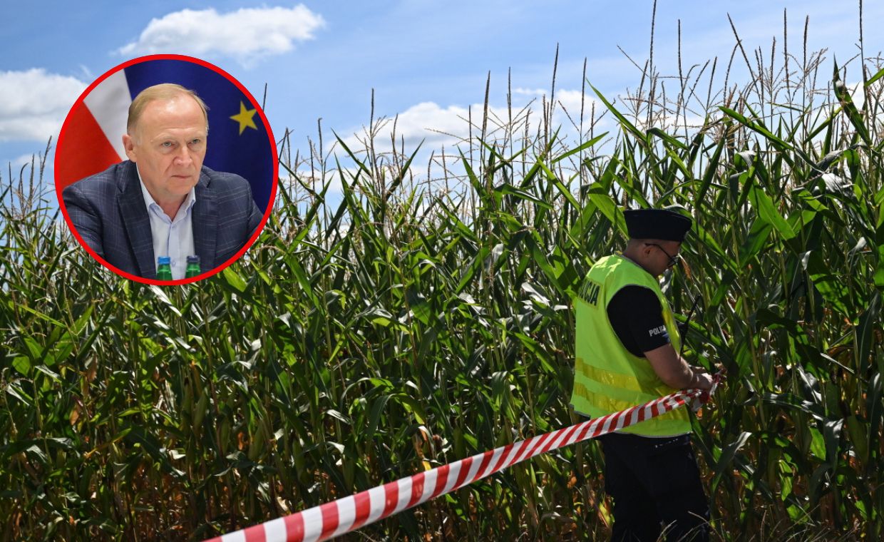 Wybuch drona w Osinach. "Raczej nie wabik"