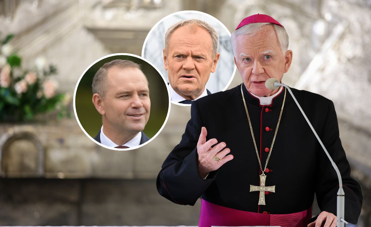 Jędraszewski uderzył we władze. "Poza prezydentem, oczywiście"