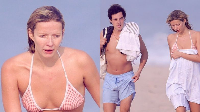 Córka Gwyneth Paltrow szaleje na plaży z tajemniczym przystojniakiem. Po mamie odziedziczyła zabójczą figurę