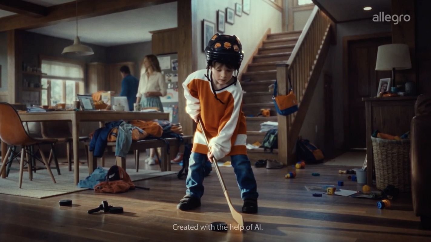 TBWA Warszawa stworzyła dla Allegro spot w 5 dni. Dzięki sztucznej inteligencji