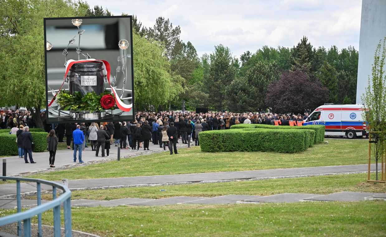 Uroczystości pogrzebowe Tomasza Soleckiego. Prezydent Duda uhonorował go pośmiertnie