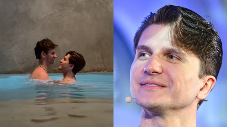 Miłość kwitnie. Michał Kassin migdali się z nowym ukochanym w basenie