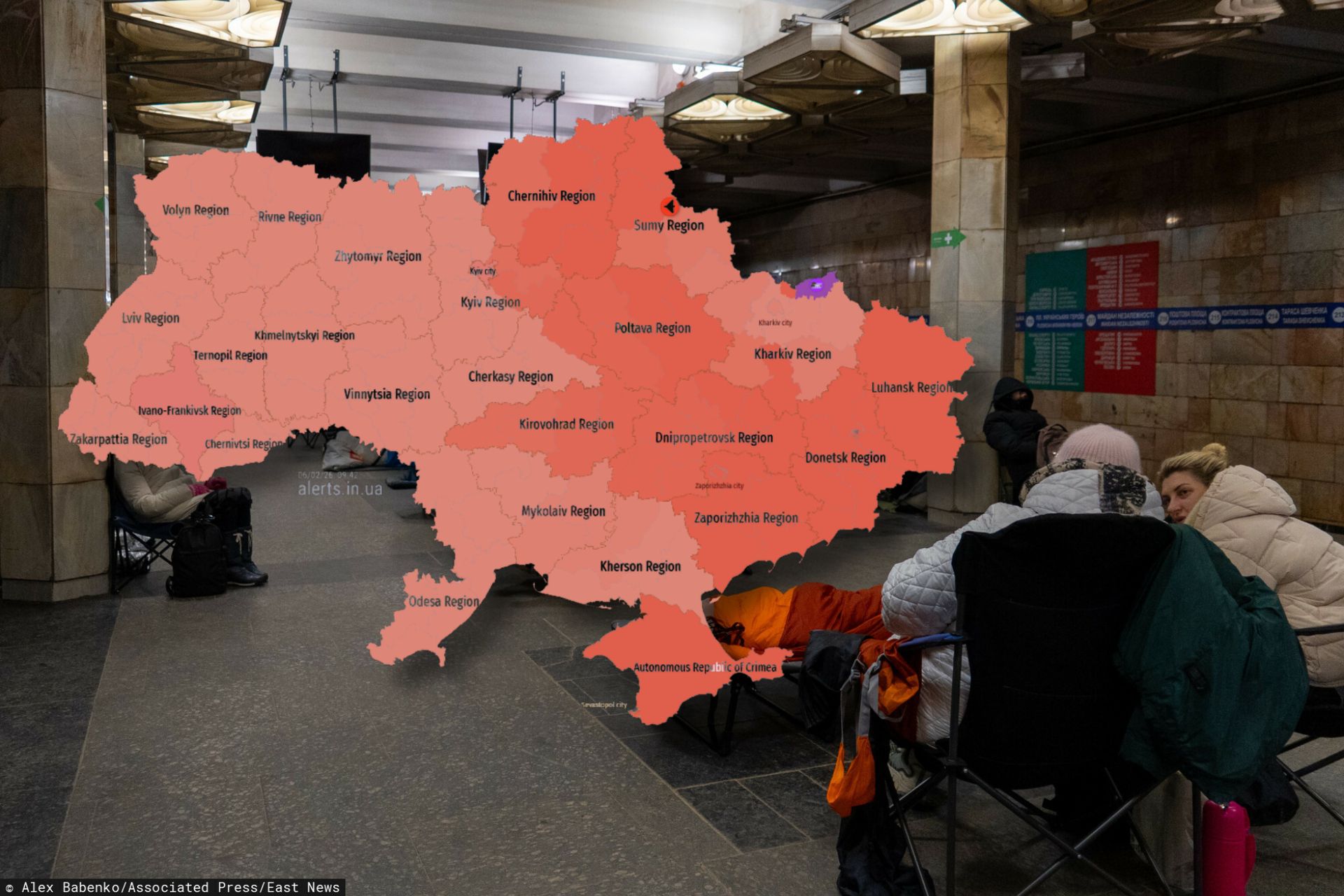 Alarm w całej Ukrainie. Siły Powietrzne: w powietrzu rosyjskie rakiety