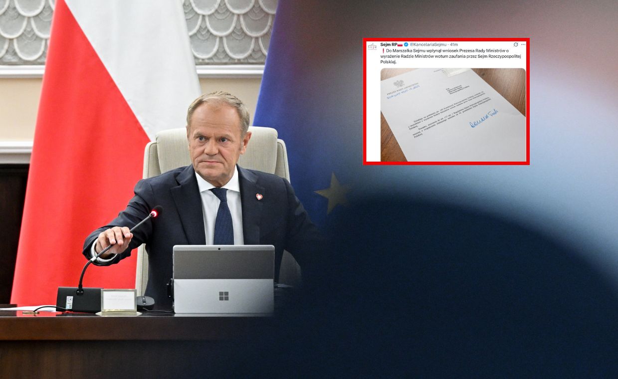 Wniosek o wotum zaufania dla rządu jest już u marszałka Sejmu