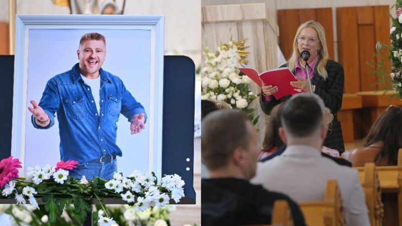 Marzena Rogalska przeczytała mowę pożegnalną żony Tomasza Jakubiaka na pogrzebie: "Tak jak prosiłeś, powiedziałam Bąblowi, iż tata jest w niebie"