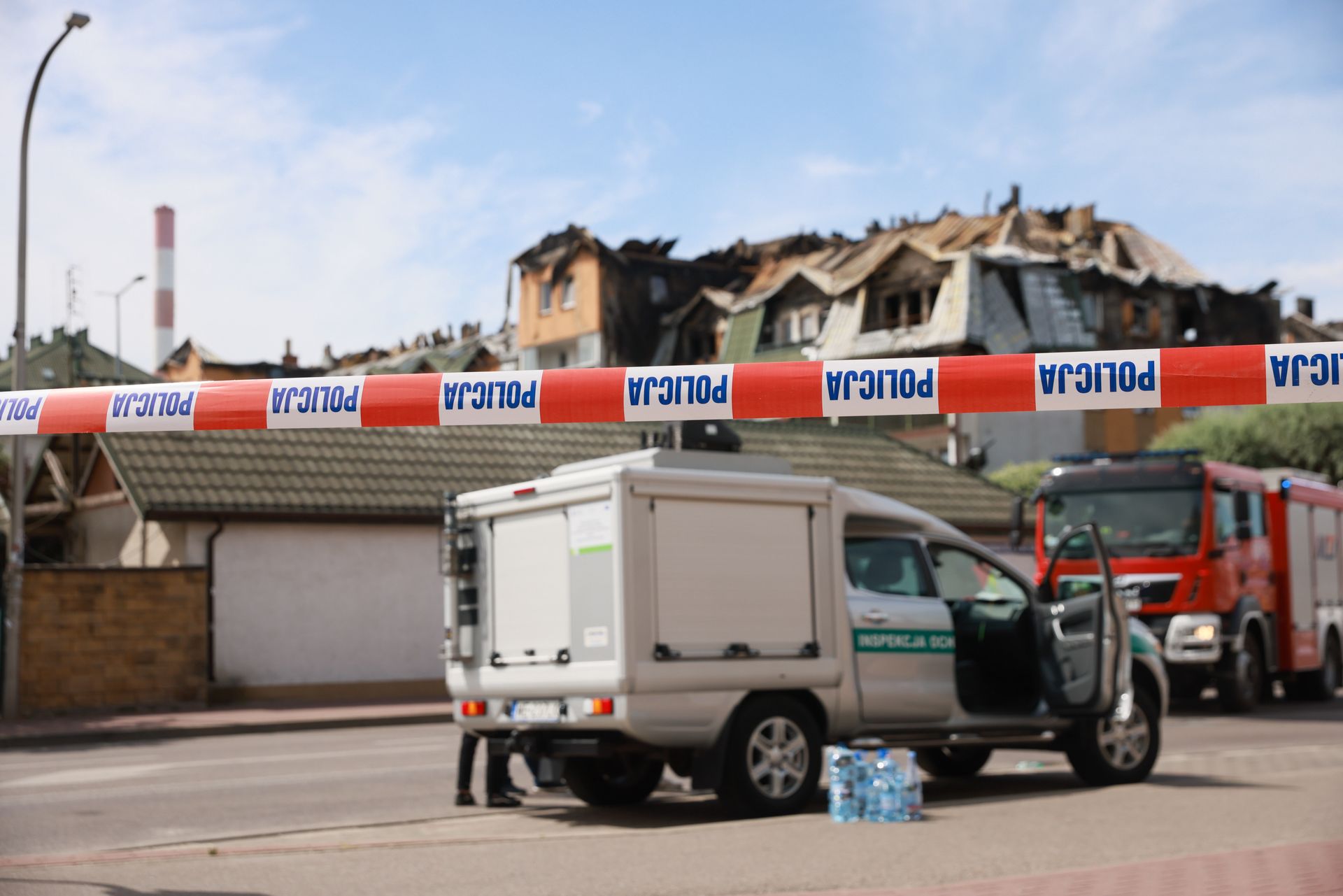 Pożar w Ząbkach pod lupą ABW. Sprawdzają media społecznościowe