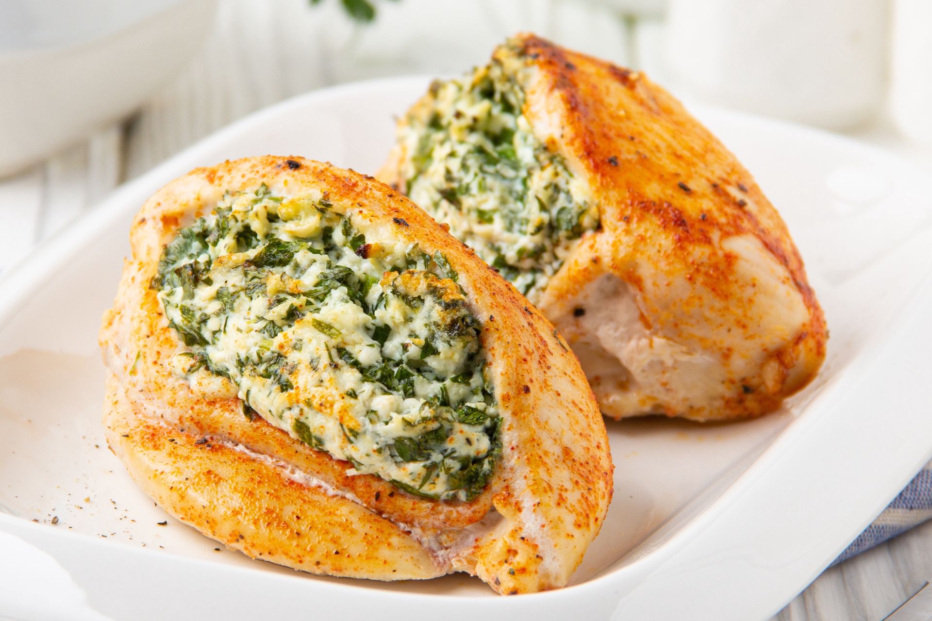 Mieszam z serkiem i faszeruję. Pyszny obiad robię w pół godziny