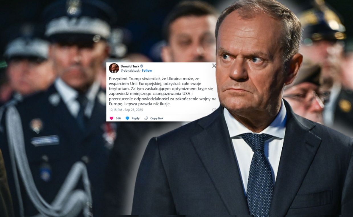 "Lepsza prawda niż iluzje". Tusk o słowach Trumpa
