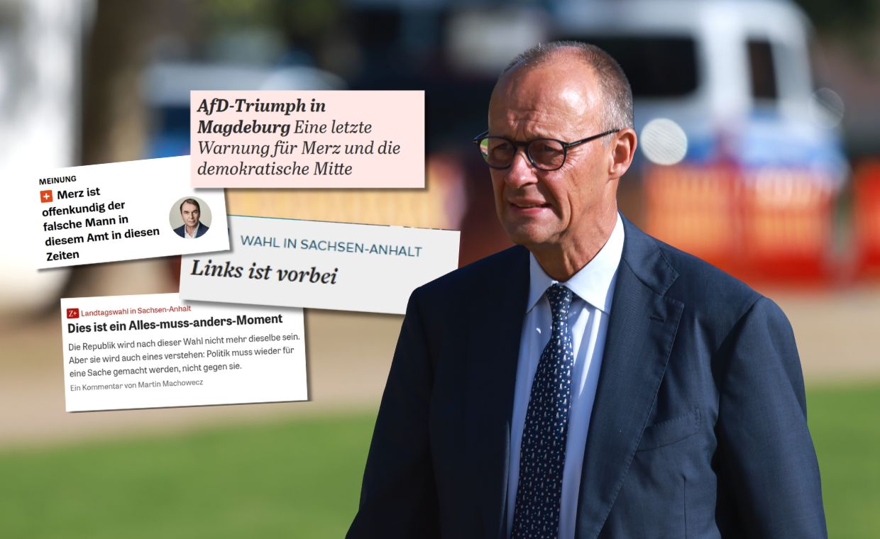 "Demokracja na deskach". Niemieckie media bez litości o klęsce CDU