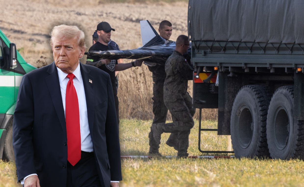 Sondaż WP: Trump powinien ostrzej zareagować na drony