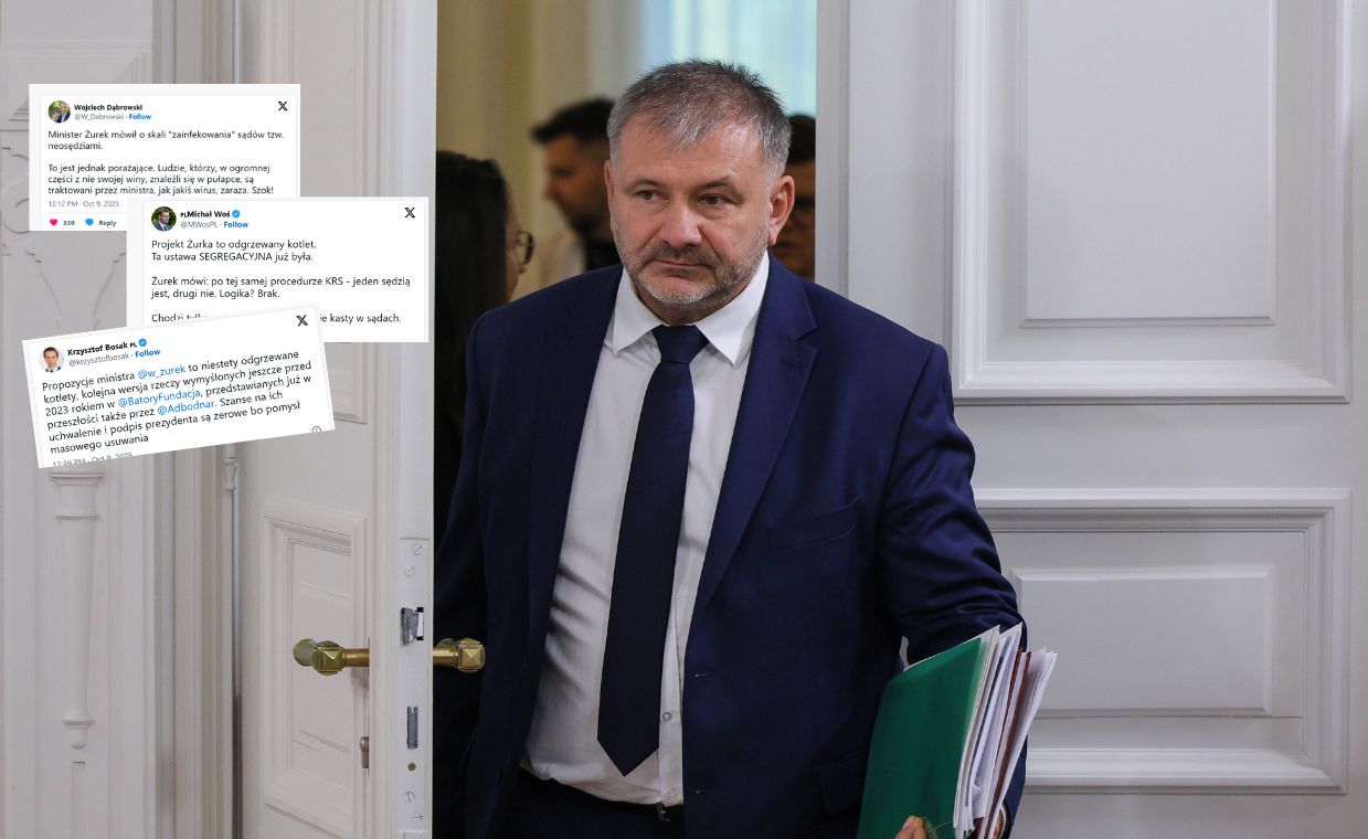 Komentują ustawę Żurka. "Niezgodna z Konstytucją, "odgrzewane kotlety"