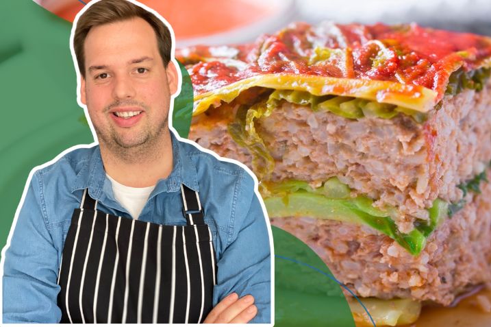 Zamiast zawijać gołąbki robię zapiekankę z przepisu Kuronia. Smak ten sam, a o wiele mniej pracy