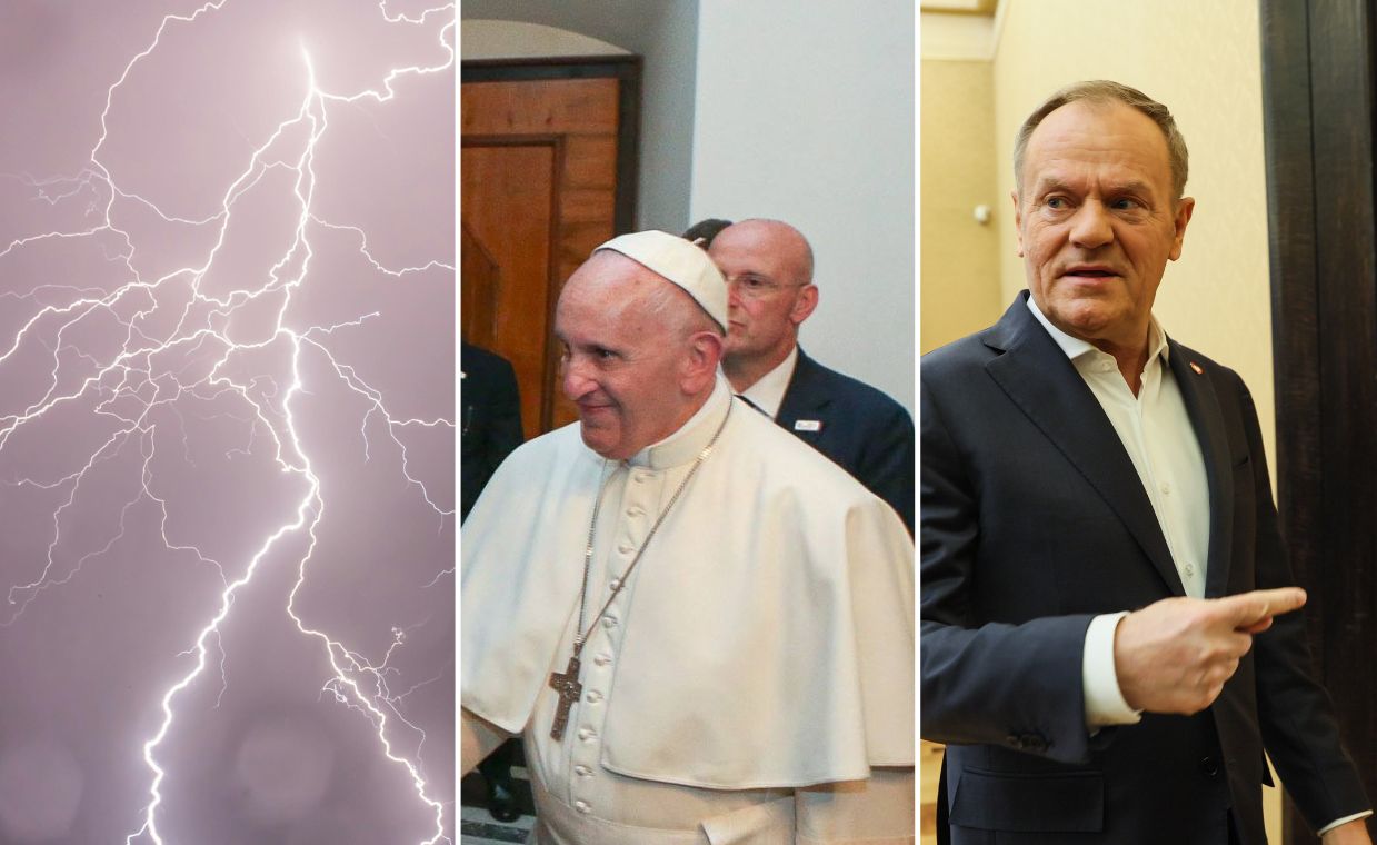 Burze nad Polską, ostatnie przesłanie papieża Franciszka i reakcja premiera na expose. Co wydarzyło się w czwartek?