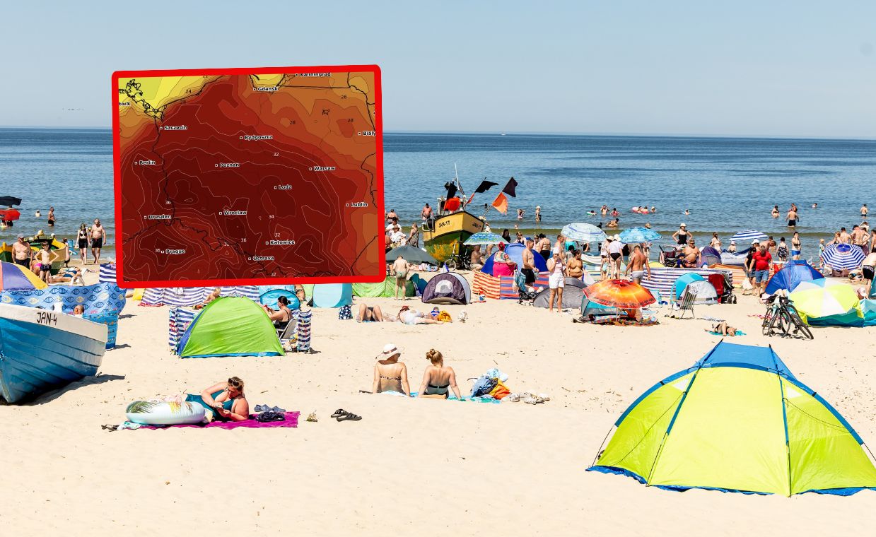 Antycyklon nad Polską. Rekordowe upały w sierpniu