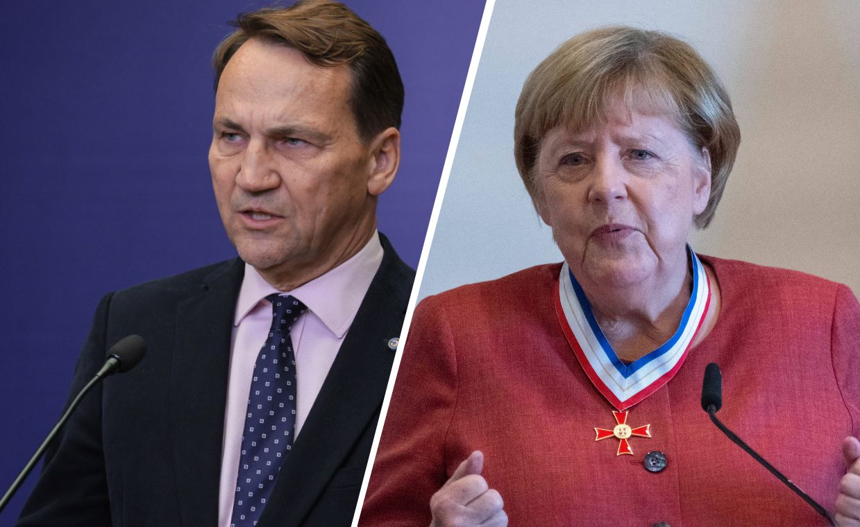 "Widocznie zapomniała". Sikorski reaguje na słowa Merkel