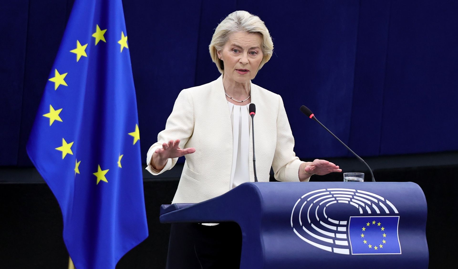 "Otwarcie wrogi świat". Orędzie von der Leyen w PE