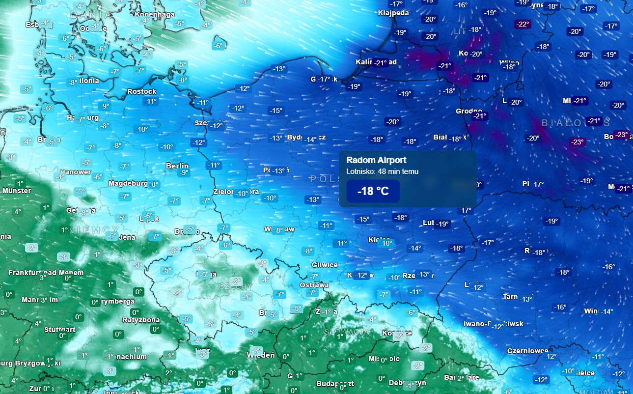 Gdzie jest największy mróz? Polecane aplikacje pogodowe