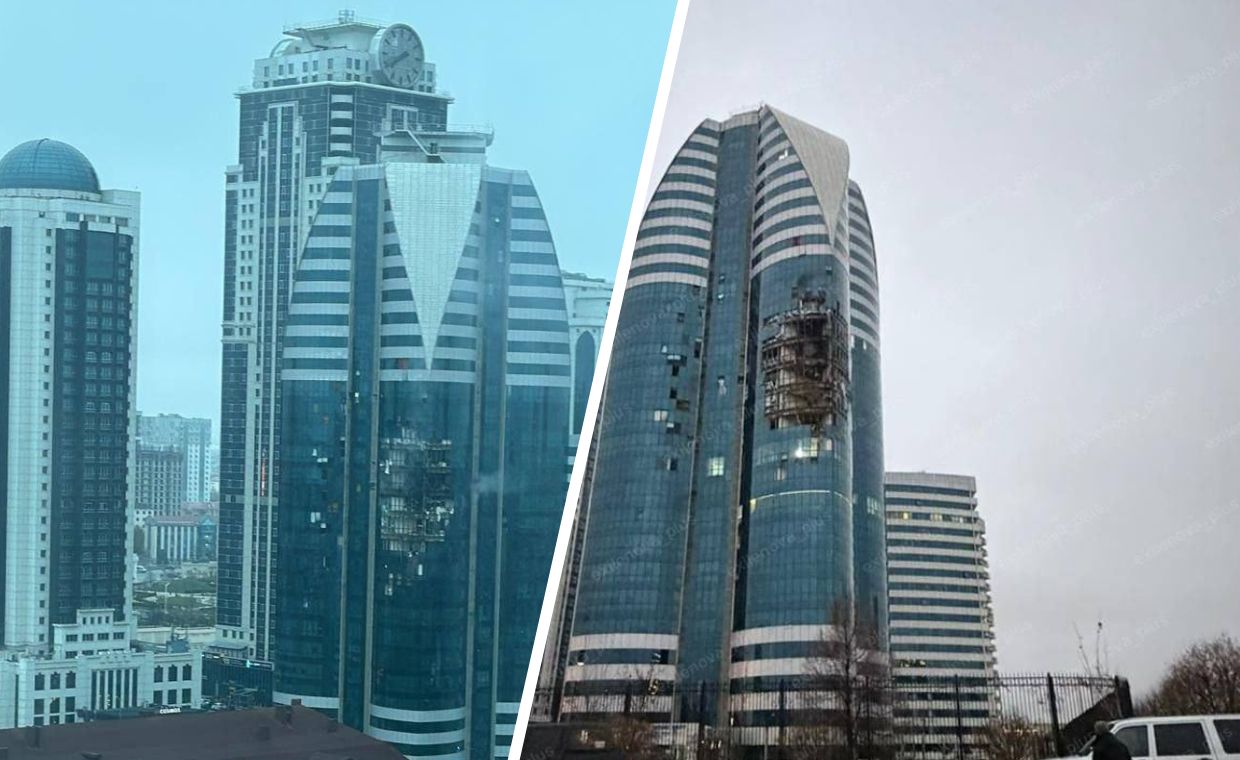 Uderzenie dronów w Groznym. Kilkaset metrów od siedziby Kadyrowa