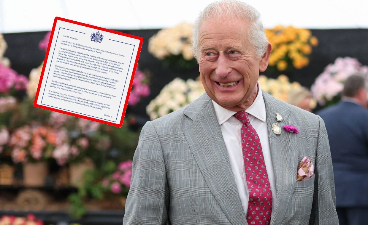 Król Karol złożył gratulacje Nawrockiemu. Napisał o Enigmie