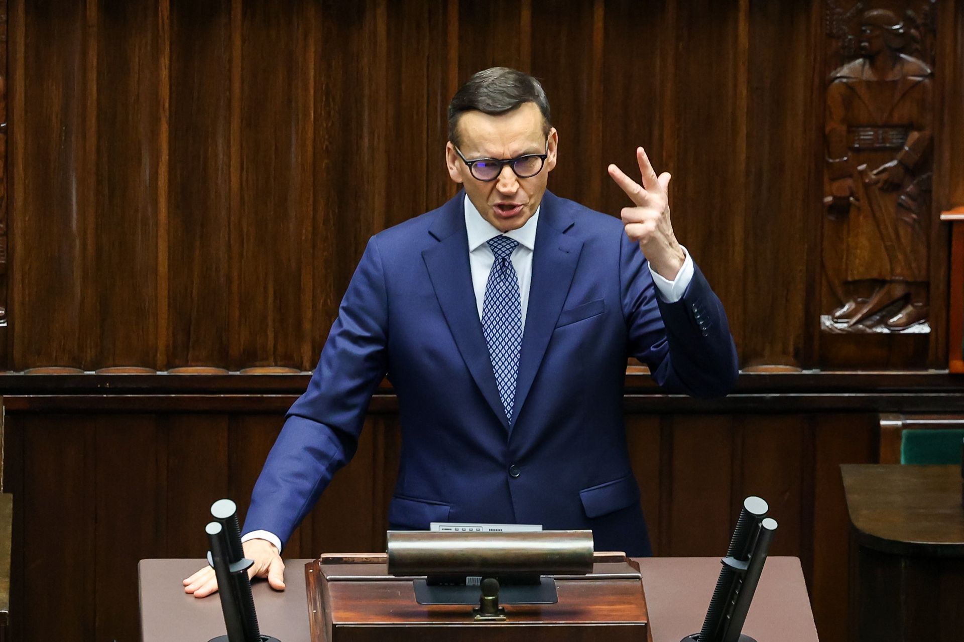 Morawiecki ostro ws. UPA i Lwowa. "Czciciele morderców polskich dzieci"