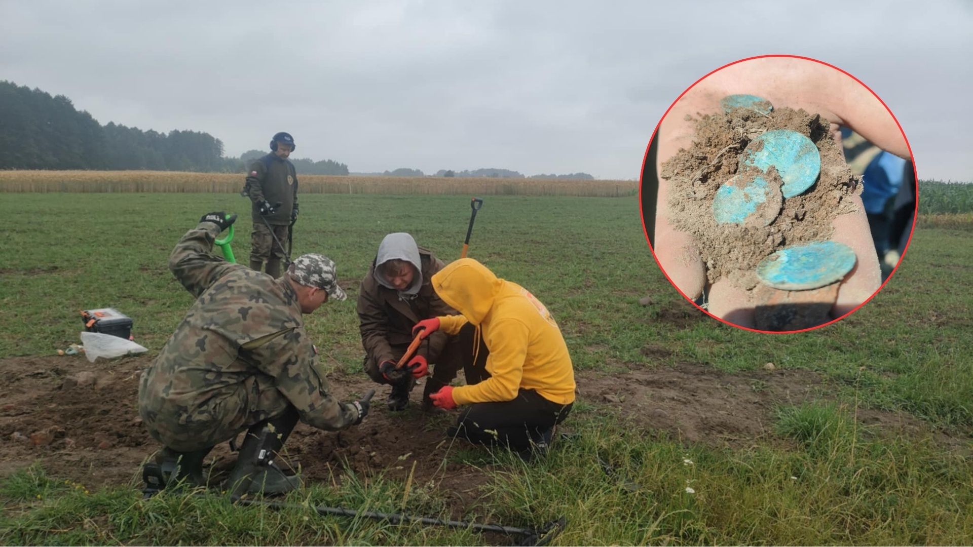 Przypadkowe odkrycie rolnika. Skarb z XVII wieku na Mazurach