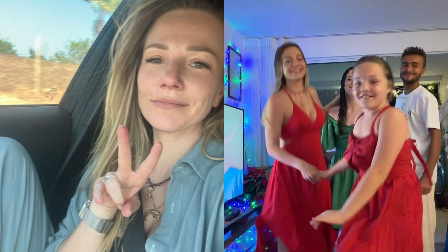 Internautka do Hanny Zborowskiej tańczącej z córkami i tajemniczym 24-latkiem. "Nina ma chłopaka?". Siostra Zosi ruszyła z ripostą