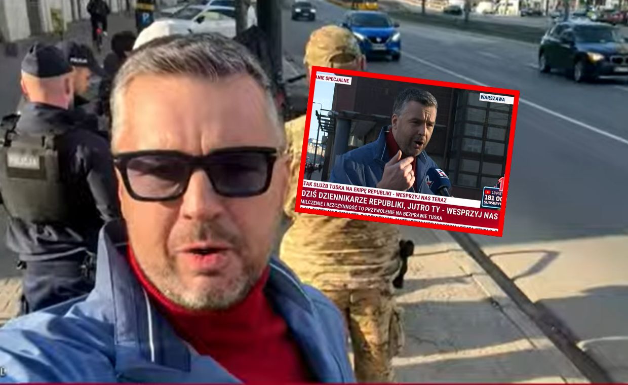 Kuriozalne sceny w Republice. "Zatrzymują Rachonia"