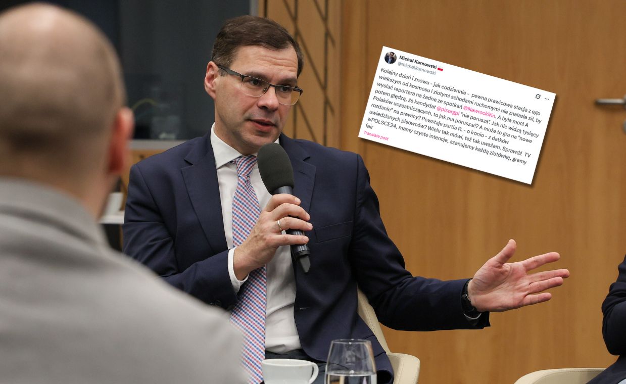 Karnowski znów wytknął Republice. "Stacja z ego większym od kosmosu"