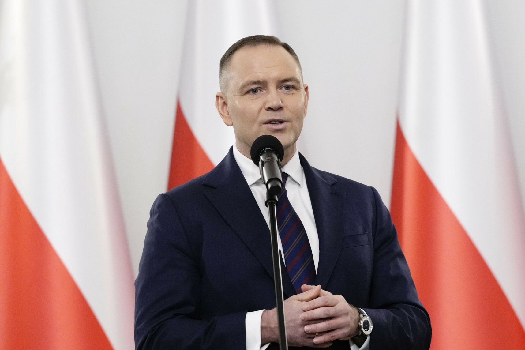 Pytanie o "dwa płuca" PiS. Reakcja Karola Nawrockiego