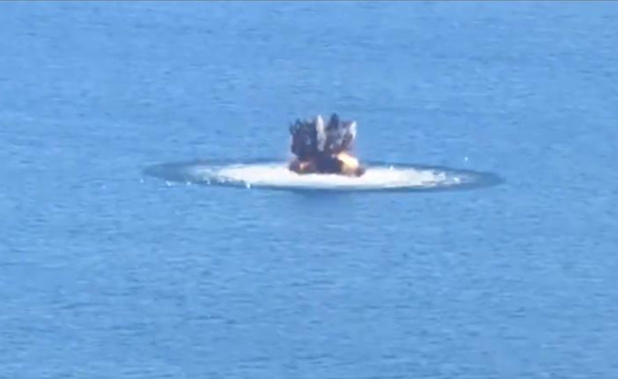 Zniszczenie tajemniczego rosyjskiego drona. Pokazano nagranie