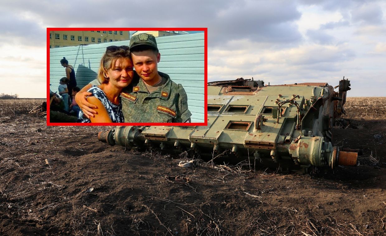 W Rosji matka zmarła na grobie syna, który zginął na wojnie z Ukrainą