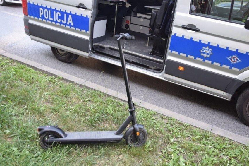Hulajnogą zderzył się z BMW. Zabrał go śmigłowiec