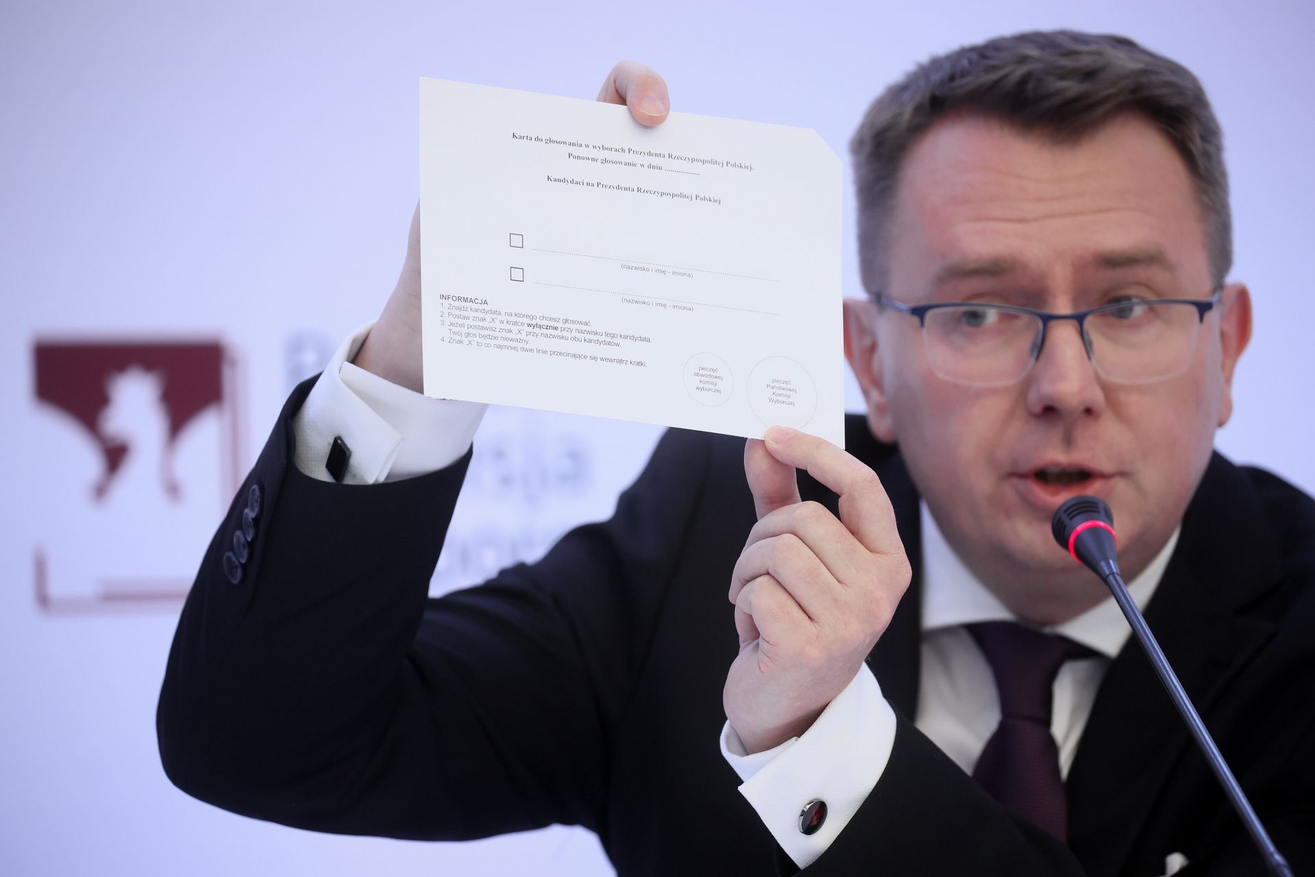 Druga tura wyborów prezydenckich. Tak wygląda karta do głosowania