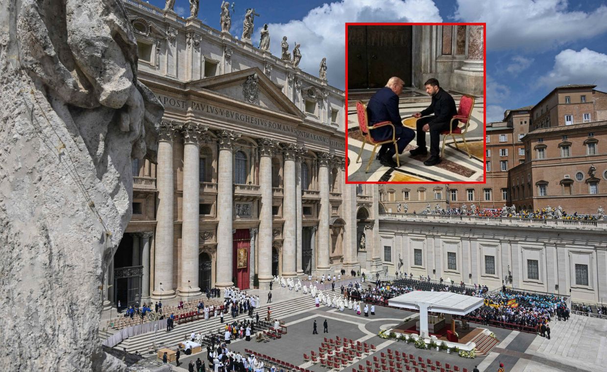 Media ujawniają. Co Zełenski powiedział Trumpowi w Watykanie?