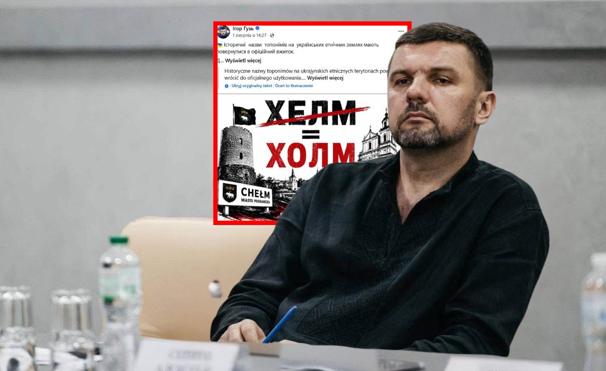 Chce ukraińskich nazw polskich miast w urzędach. Wystąpił do władz