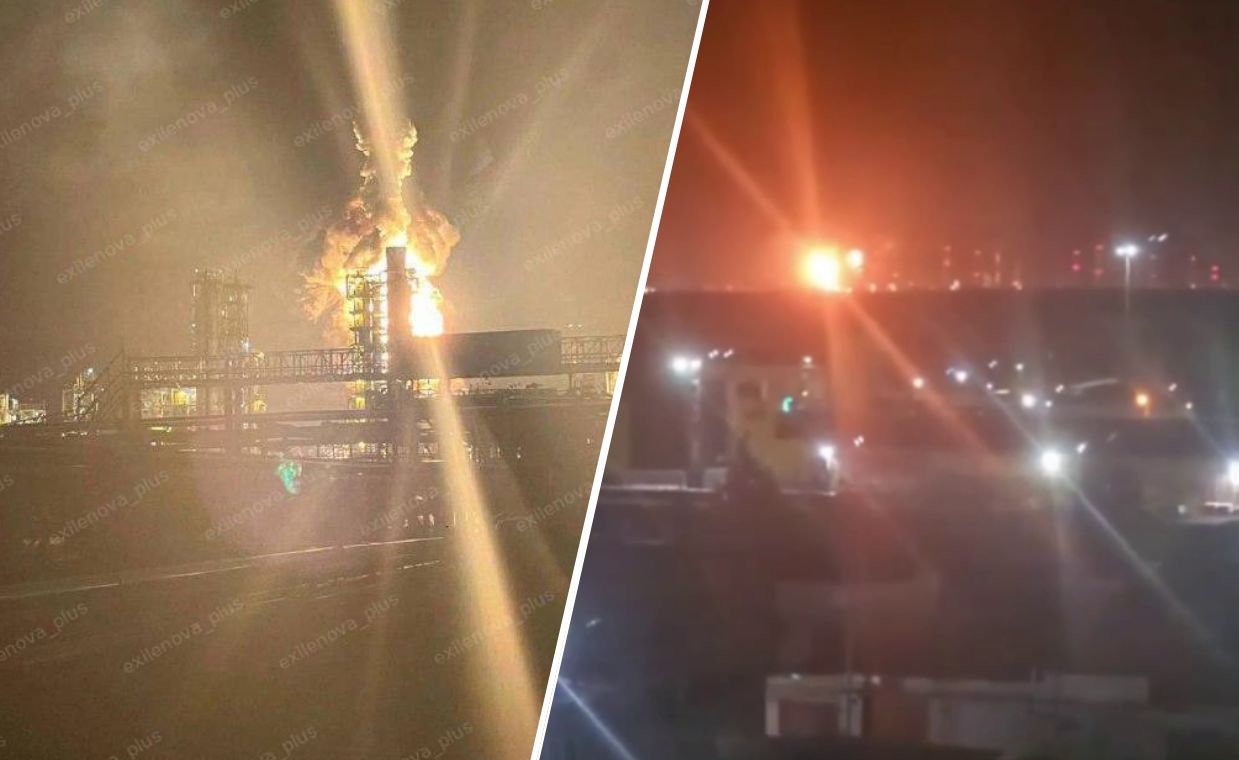 Kula ognia. Nocny atak na jedną największych rafinerii w Rosji