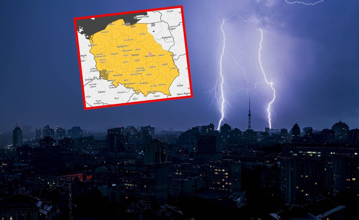 IMGW wydało alerty. Obowiązują prawie w całej Polsce