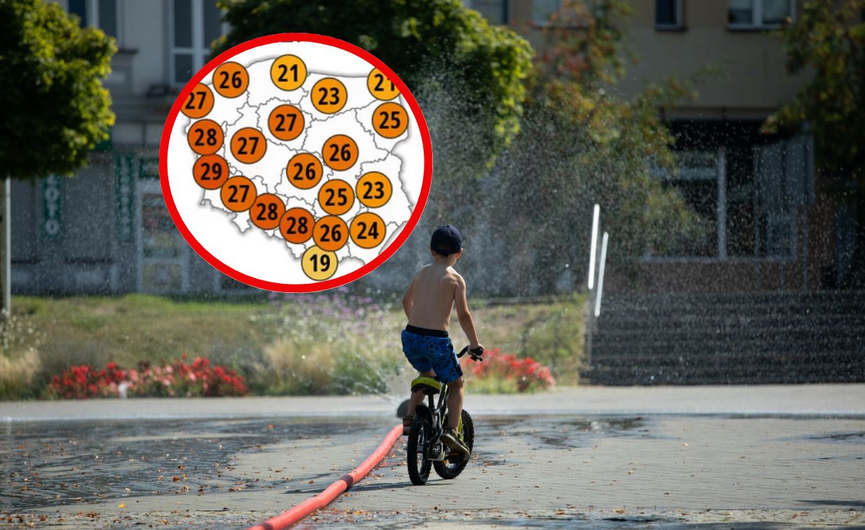 Gorąc wleje się do Polski. 29 stopni w cieniu