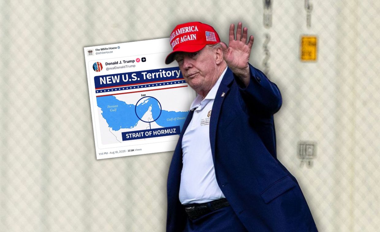 Trump publikuje mapę. "Nowe terytorium USA"