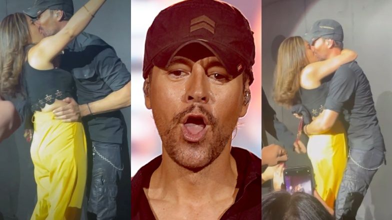 Enrique Iglesias pokazał nagranie, na którym CAŁUJE SIĘ Z FANKĄ. Fani zjechali go po całości: "Poważnie?! Czy on nie jest ŻONATY?!"